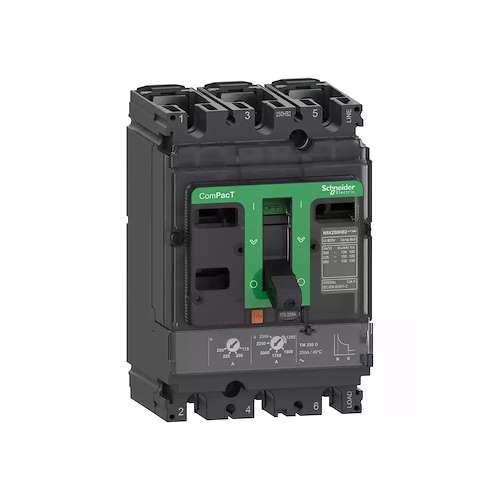 کلید اتوماتیک قابل تنظیم 3 پل 25 آمپر اشنایدر  C10B3TM025